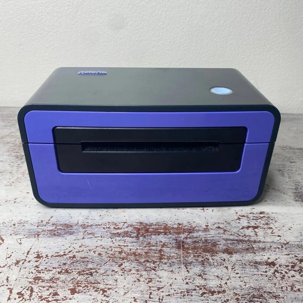 POLONO Shipping Label Thermal Printer purple
